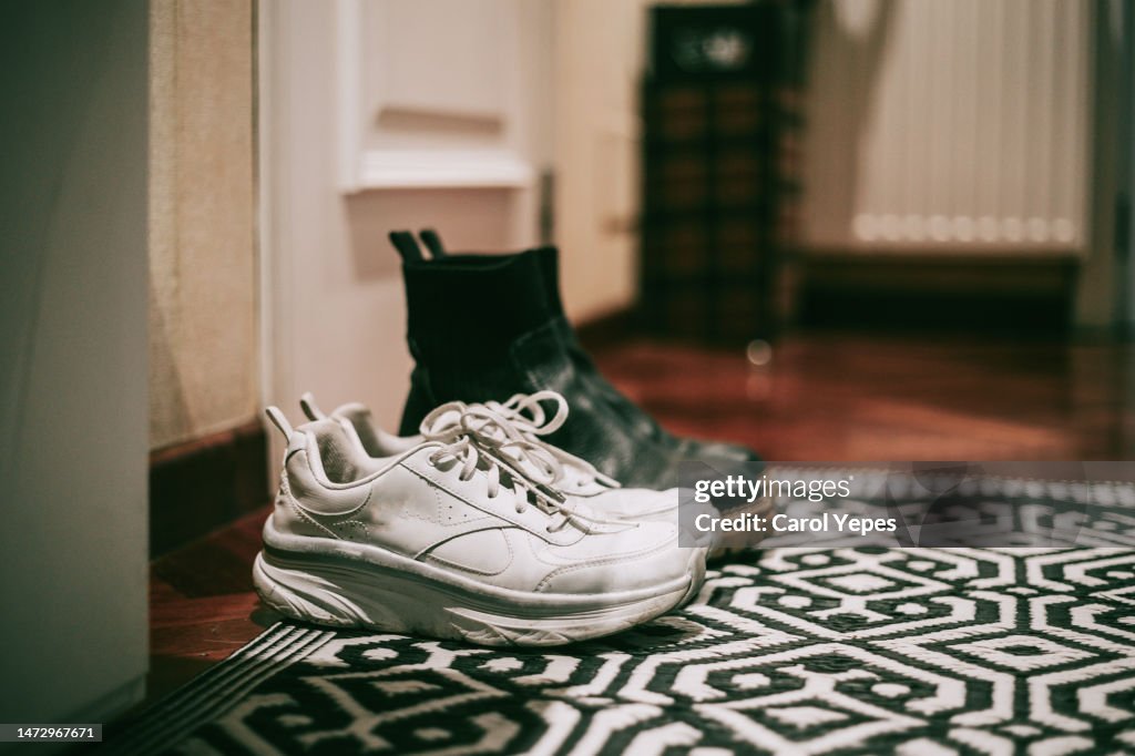 Family shoes at home