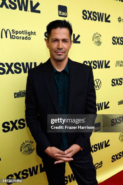 Jay Hernandez, attends the World Premiere of "The Long Game" during the 2023 SXSW Conference and Festivals at The Paramount Theater on March