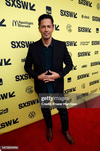 Jay Hernandez, attends the World Premiere of "The Long Game" during the 2023 SXSW Conference and Festivals at The Paramount Theater on March