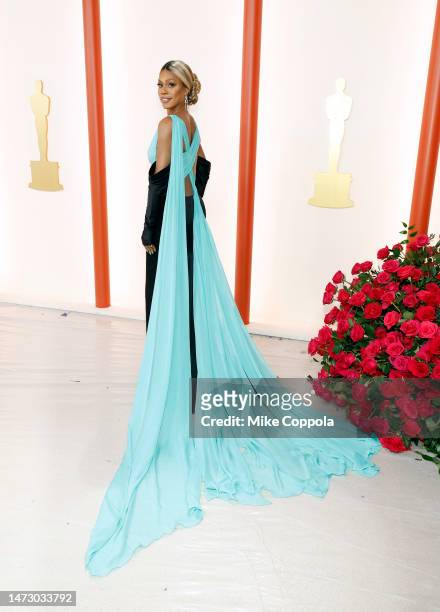 Laverne Cox attends the 95th Annual Academy Awards on March 12, 2023 in Hollywood, California.