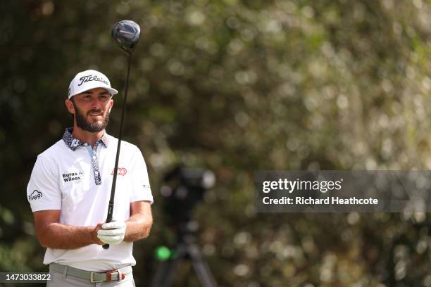 Max Homa of the United States prepares to play his shot from the 15th tee during the final round of THE PLAYERS Championship on THE PLAYERS Stadium...