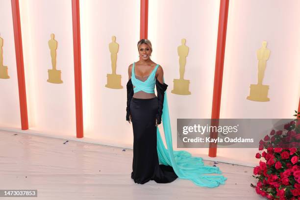 Laverne Cox attends the 95th Annual Academy Awards on March 12, 2023 in Hollywood, California.