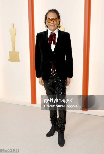 Bird Runningwater attends the 95th Annual Academy Awards on March 12, 2023 in Hollywood, California.