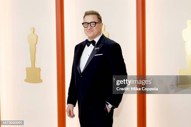 Brendan Fraser attends the 95th Annual Academy Awards on March 12, 2023 in Hollywood, California.