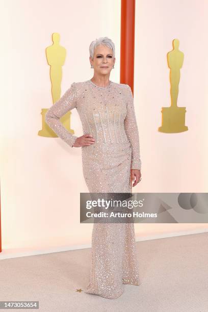 Jamie Lee Curtis attends the 95th Annual Academy Awards on March 12, 2023 in Hollywood, California.