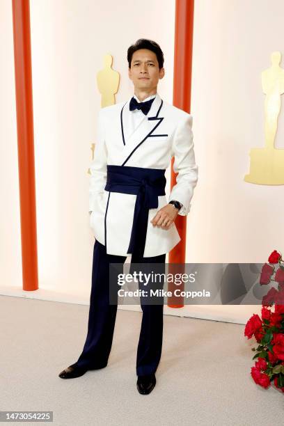 Harry Shum Jr. Attends the 95th Annual Academy Awards on March 12, 2023 in Hollywood, California.