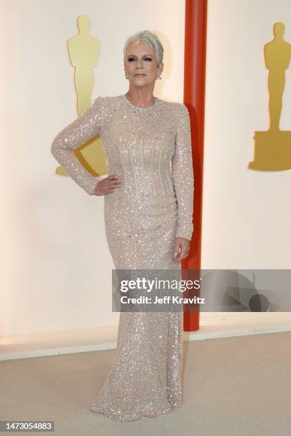 Jamie Lee Curtis attends the 95th Annual Academy Awards on March 12, 2023 in Hollywood, California.