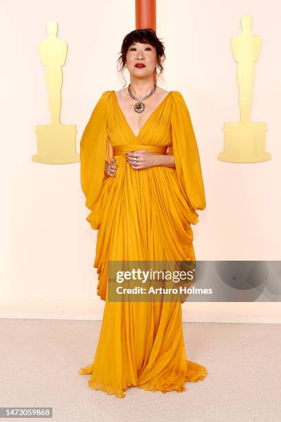 Sandra Oh attends the 95th Annual Academy Awards on March 12, 2023 in Hollywood, California.