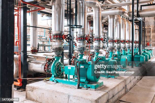 heating plant sector - energy industry heat steam stock pictures, royalty-free photos & images