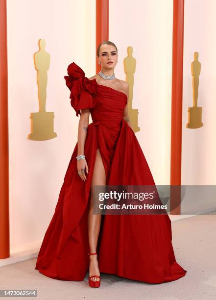 Cara Delevingne attends the 95th Annual Academy Awards on March 12, 2023 in Hollywood, California.