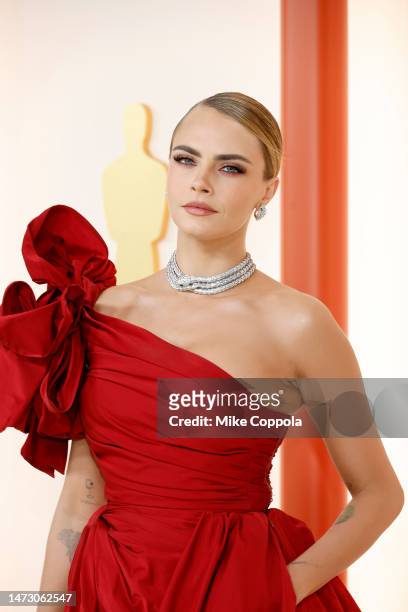 Cara Delevingne attends the 95th Annual Academy Awards on March 12, 2023 in Hollywood, California.
