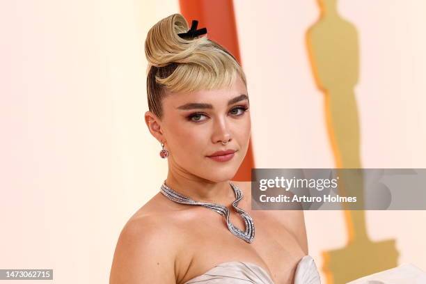 Florence Pugh attends the 95th Annual Academy Awards on March 12, 2023 in Hollywood, California.