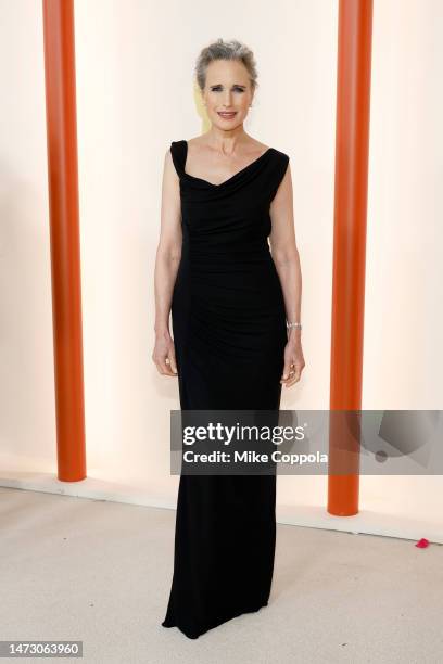 Andie MacDowell attends the 95th Annual Academy Awards on March 12, 2023 in Hollywood, California.