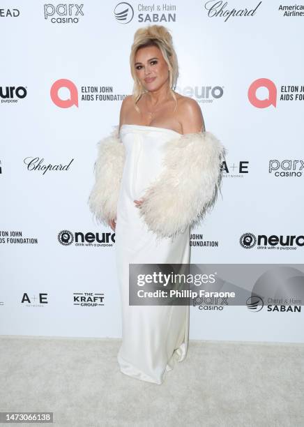 Diana Jenkins attends Elton John AIDS Foundation's 31st annual academy awards viewing party on March 12, 2023 in West Hollywood, California.