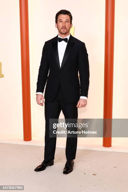 Miles Teller attends the 95th Annual Academy Awards on March 12, 2023 in Hollywood, California.