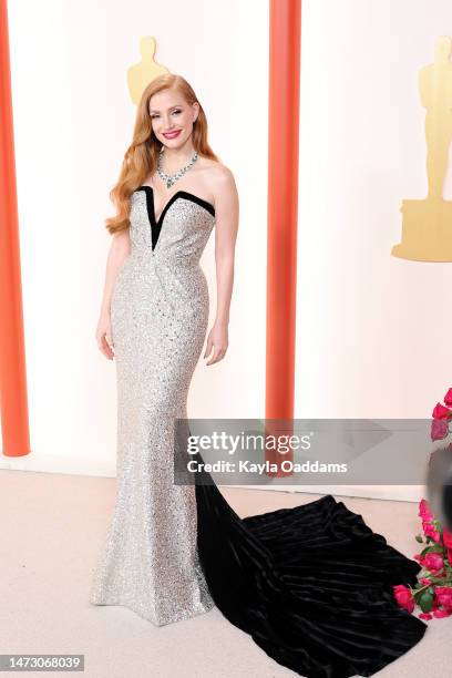 Jessica Chastain attends the 95th Annual Academy Awards on March 12, 2023 in Hollywood, California.