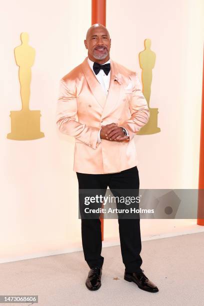 Dwayne Johnson attends the 95th Annual Academy Awards on March 12, 2023 in Hollywood, California.