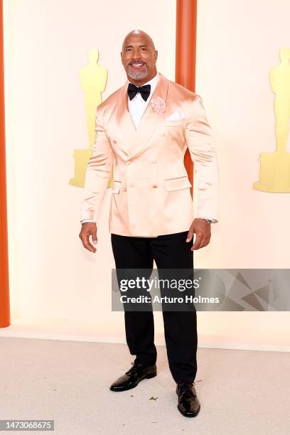 Dwayne Johnson attends the 95th Annual Academy Awards on March 12, 2023 in Hollywood, California.