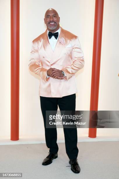 Dwayne 'The Rock' Johnson attends the 95th Annual Academy Awards on March 12, 2023 in Hollywood, California.