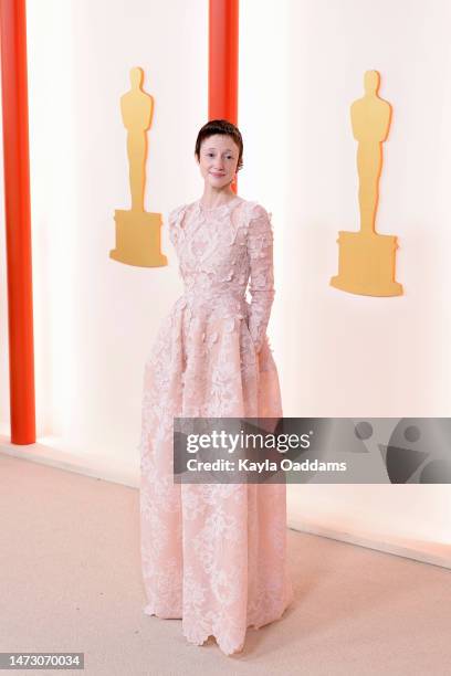 Andrea Riseborough attends the 95th Annual Academy Awards on March 12, 2023 in Hollywood, California.