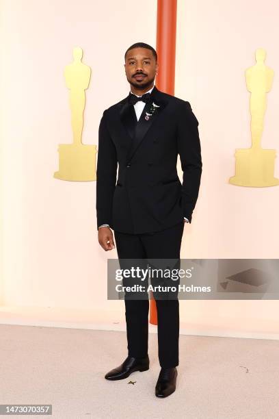 Michael B. Jordan attends the 95th Annual Academy Awards on March 12, 2023 in Hollywood, California.