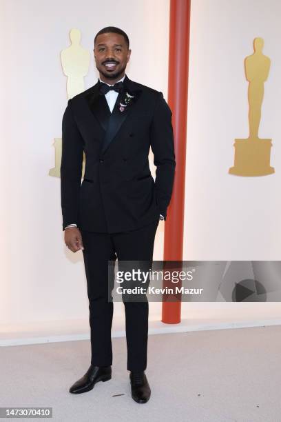Michael B. Jordan attends the 95th Annual Academy Awards on March 12, 2023 in Hollywood, California.