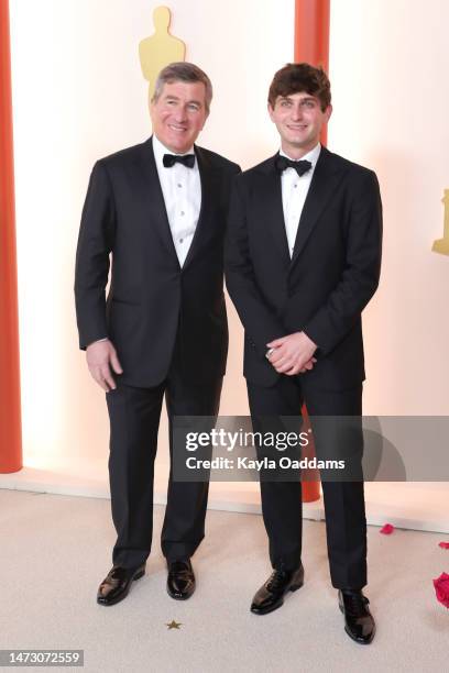 Charles Rivkin and Eli Rivkin attend the 95th Annual Academy Awards on March 12, 2023 in Hollywood, California.