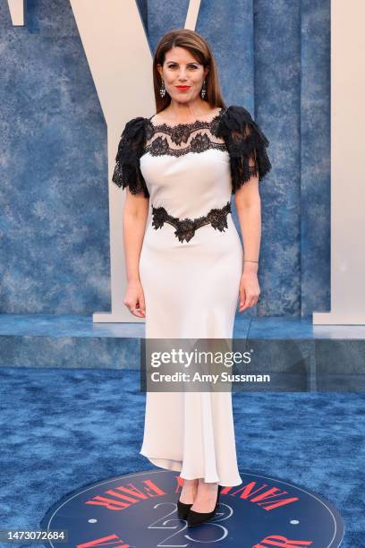 Monica Lewinsky attends the 2023 Vanity Fair Oscar Party Hosted By Radhika Jones at Wallis Annenberg Center for the Performing Arts on March 12, 2023...