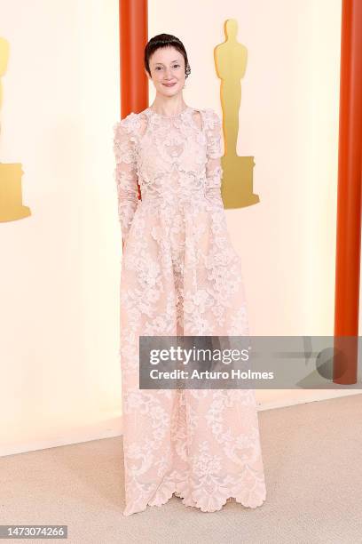 Andrea Riseborough attends the 95th Annual Academy Awards on March 12, 2023 in Hollywood, California.