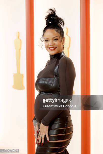 Rihanna attends the 95th Annual Academy Awards on March 12, 2023 in Hollywood, California.