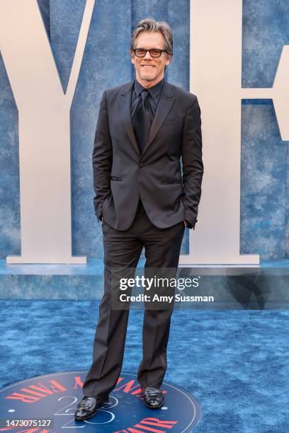 Kevin Bacon attends the 2023 Vanity Fair Oscar Party Hosted By Radhika Jones at Wallis Annenberg Center for the Performing Arts on March 12, 2023 in...