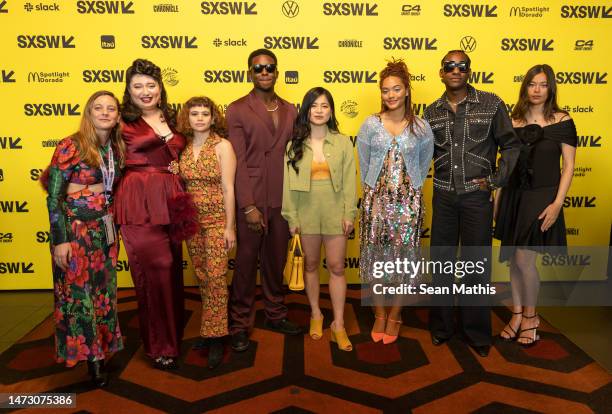 Rocío Giménez, Laura Christina Ortiz, Sandy Honig, Brandon Michael Hall, Kelly Marie Tran, Kiersey Clemons, Leon Bridges and Lukita Maxwell attend...