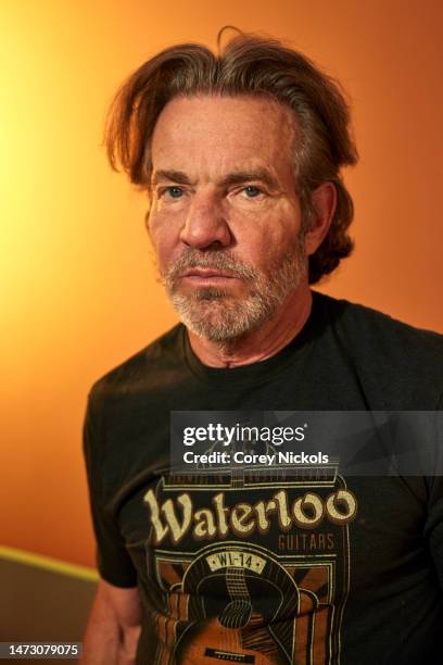 Dennis Quaid visits the IMDb Portrait Studio at SXSW 2023 on March 12, 2023 in Austin, Texas.