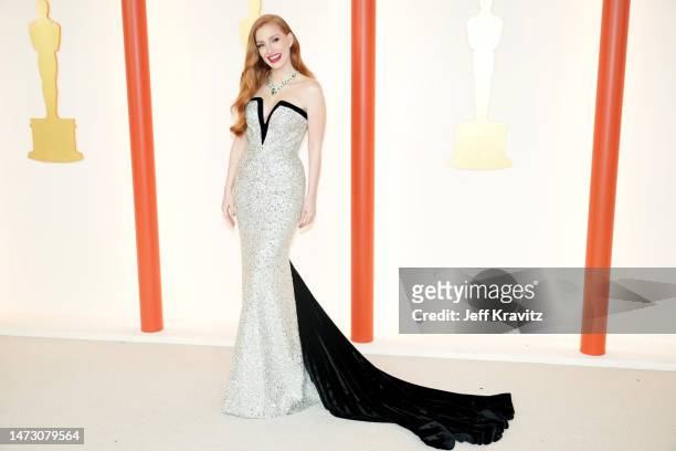 Jessica Chastain attends the 95th Annual Academy Awards on March 12, 2023 in Hollywood, California.