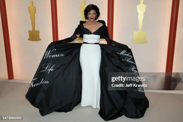 Shohreh Aghdashloo attends the 95th Annual Academy Awards on March 12, 2023 in Hollywood, California.