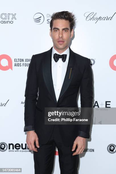 Jon Kortajarena attends Elton John AIDS Foundation's 31st annual academy awards viewing party on March 12, 2023 in West Hollywood, California.