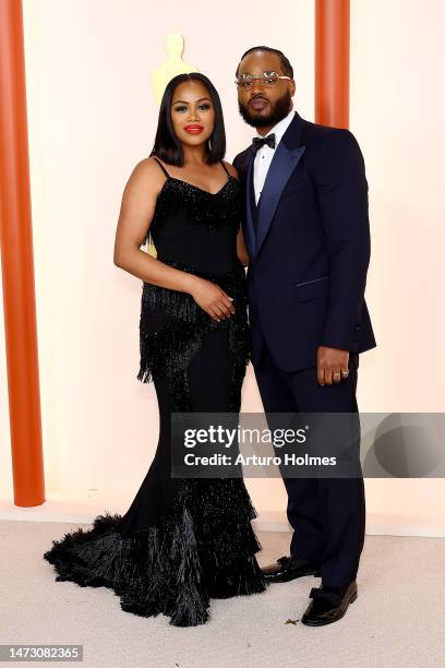 Zinzi Coogler and Ryan Coogler attend the 95th Annual Academy Awards on March 12, 2023 in Hollywood, California.