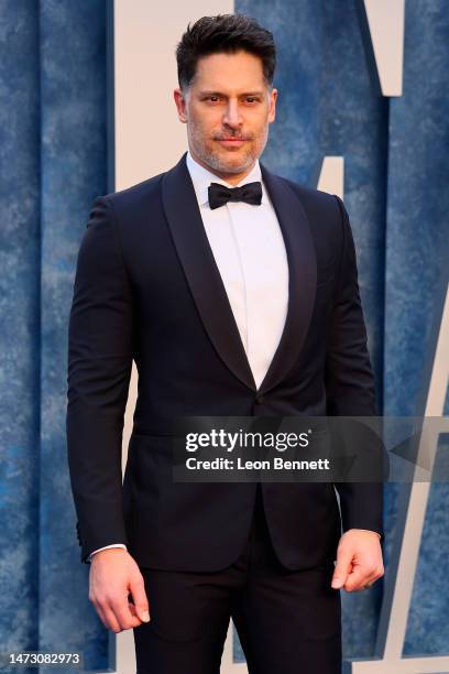 Joe Manganiello attends the 2023 Vanity Fair Oscar Party Hosted By Radhika Jones at Wallis Annenberg Center for the Performing Arts on March 12, 2023...