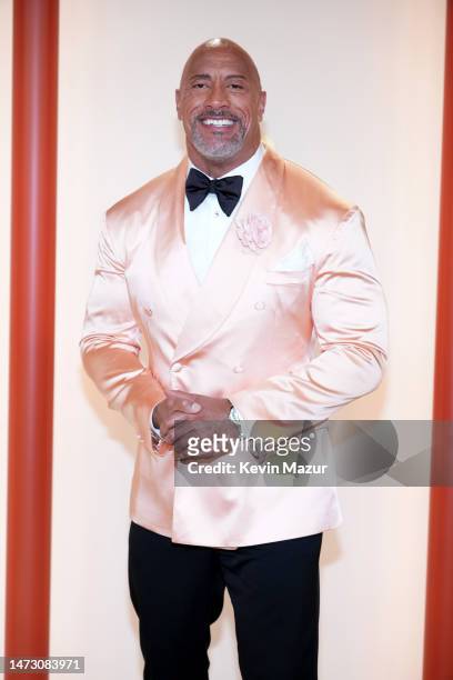 Dwayne Johnson attends the 95th Annual Academy Awards on March 12, 2023 in Hollywood, California.