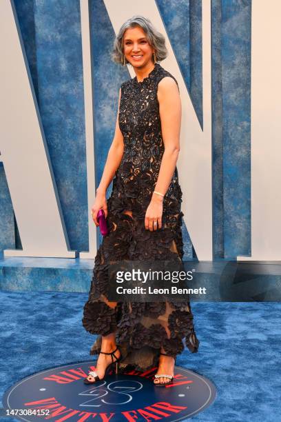 Editor in Chief of Vanity Fair Radhika Jones attends the 2023 Vanity Fair Oscar Party Hosted By Radhika Jones at Wallis Annenberg Center for the...