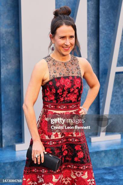 Susan Wojcicki attends the 2023 Vanity Fair Oscar Party Hosted By Radhika Jones at Wallis Annenberg Center for the Performing Arts on March 12, 2023...