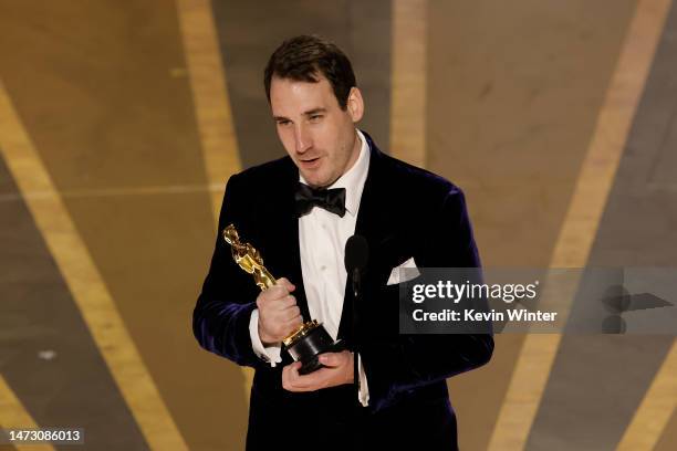 James Friend accepts the Best Cinematography award for "All Quiet on the Western Front" onstage during the 95th Annual Academy Awards at Dolby...