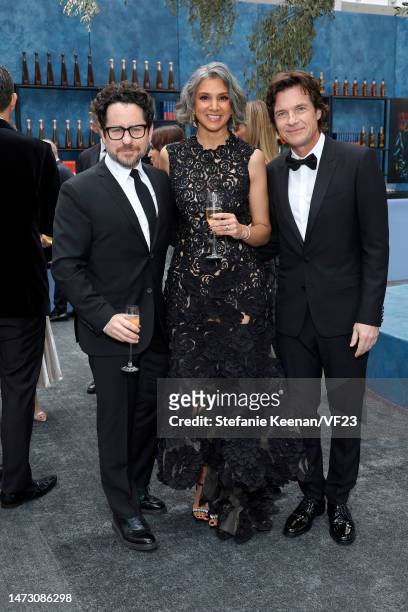 Abrams, Editor in Chief of Vanity Fair Radhika Jones, and Jason Bateman attend the 2023 Vanity Fair Oscar Party Hosted By Radhika Jones at Wallis...