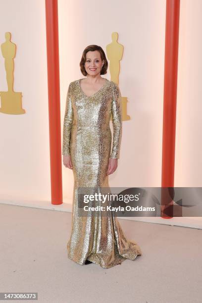 Sigourney Weaver attends the 95th Annual Academy Awards on March 12, 2023 in Hollywood, California.
