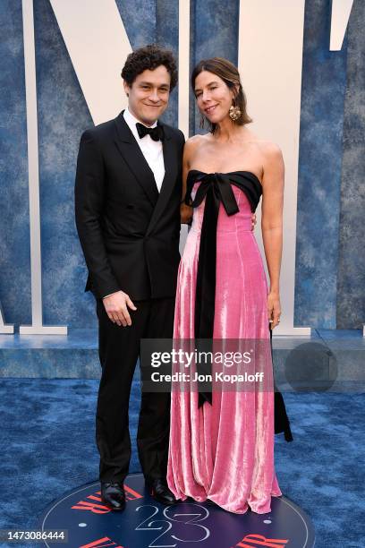 Phil Lord and Irene Neuwirth attend the 2023 Vanity Fair Oscar Party Hosted By Radhika Jones at Wallis Annenberg Center for the Performing Arts on...