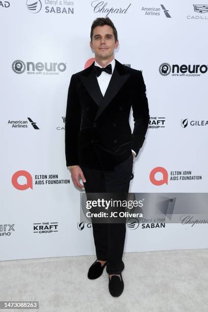 Antoni Porowski attends the Elton John AIDS Foundation's 31st Annual Academy Awards Viewing Party on March 12, 2023 in West Hollywood, California.