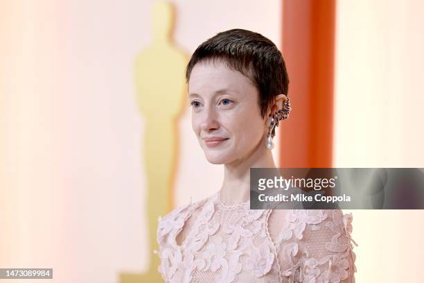 Andrea Riseborough attends the 95th Annual Academy Awards on March 12, 2023 in Hollywood, California.