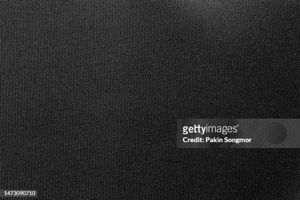black color fabric cloth polyester texture and textile background. - carbon fiber texture stockfoto's en -beelden