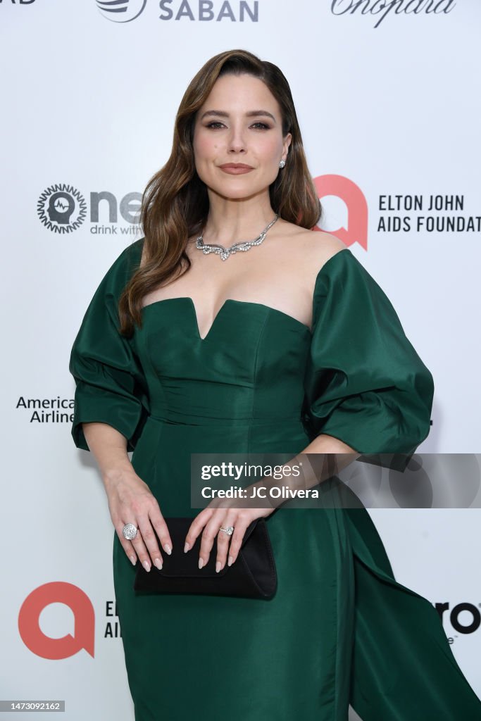 Sophia Bush attends the Elton John AIDS Foundation's 31st Annual