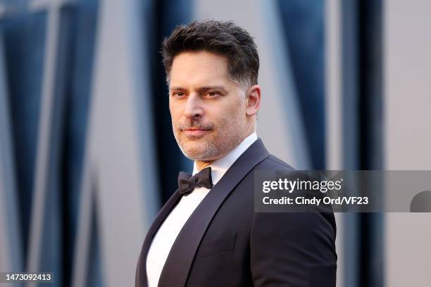 Joe Manganiello attends the 2023 Vanity Fair Oscar Party Hosted By Radhika Jones at Wallis Annenberg Center for the Performing Arts on March 12, 2023...